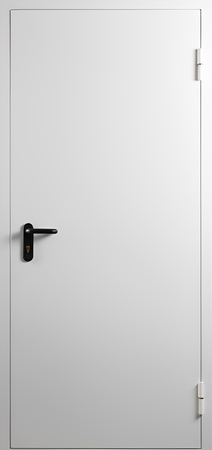 Однопольная глухая противопожарная дверь с порошковым напылением